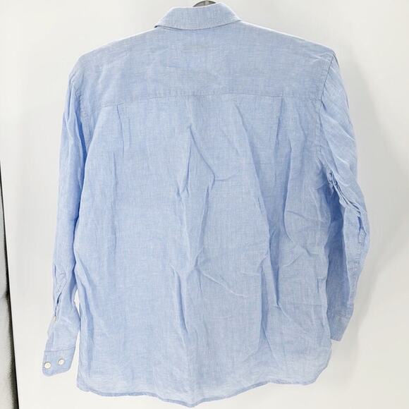 Orvis Pure Linen Long-Sleeved Shirt classic fit cool comfort summer lightweight - Picture 2 of 8